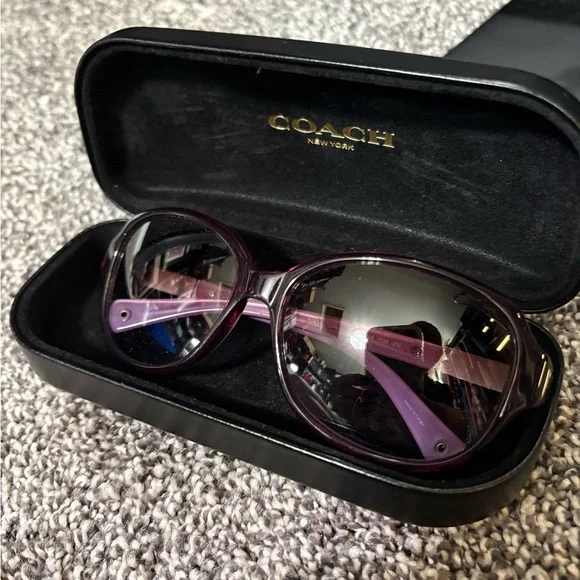 Coach Women's Sunglasses in Rich Purple - Picture 1 of 11